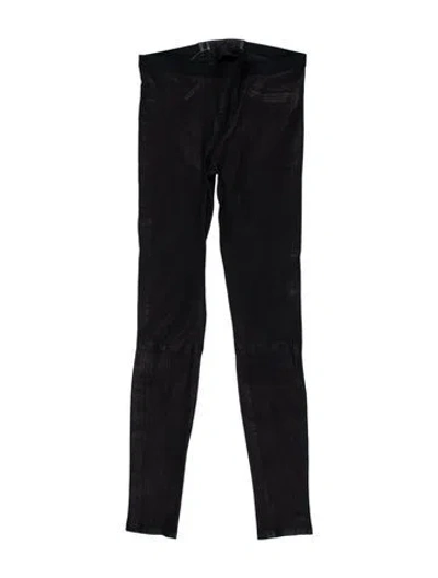 Pre-owned Alexis Skinny Leg Pants In Black