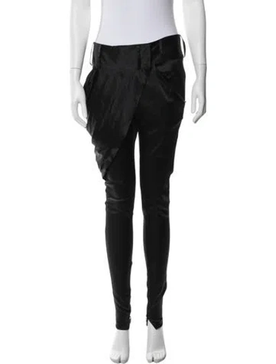 Pre-owned Alexis Skinny Leg Pants In Black