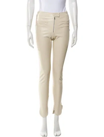 Pre-owned Alexis Skinny Leg Pants In Neutral