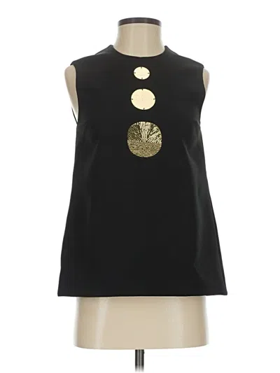 Pre-owned Alexis Sleeveless Blouse In Black