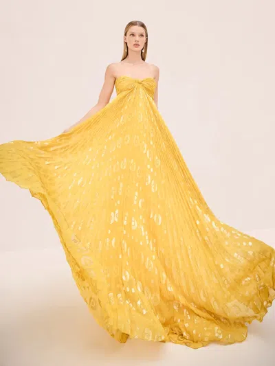 Alexis Soleil Dress Marigold In Yellow