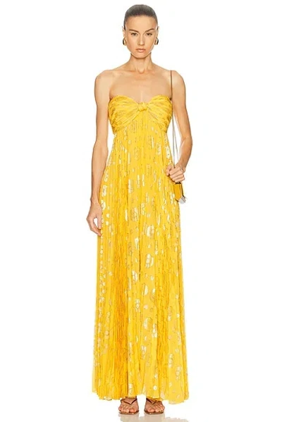 Alexis Soleil Dress Marigold In Yellow