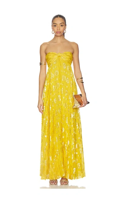 Alexis Soleil Dress In Yellow
