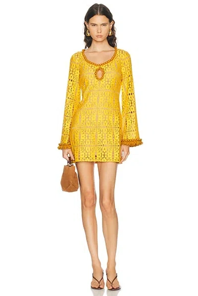 Alexis Soleya Dress In Yellow