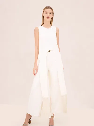 Alexis Spargi Pant In White