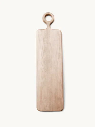 Alexis Steelwood Oak Serving Board In Transparent