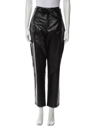 Pre-owned Alexis Straight Leg Pants In Black