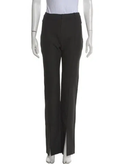 Pre-owned Alexis Straight Leg Pants In Black