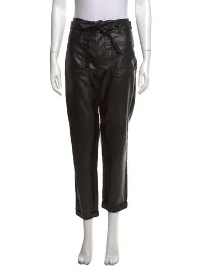 Pre-owned Alexis Straight Leg Pants In Black