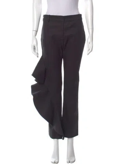 Pre-owned Alexis Straight Leg Pants In Gray