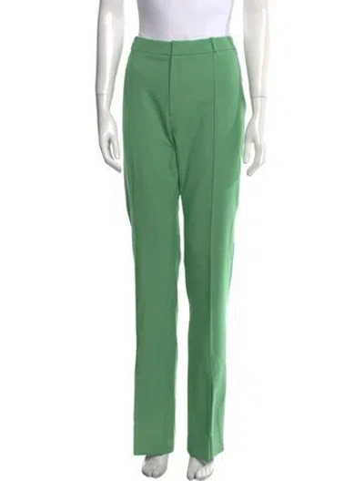 Pre-owned Alexis Straight Leg Pants In Green
