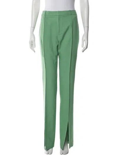Pre-owned Alexis Straight Leg Pants In Green