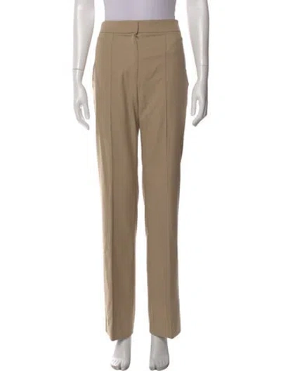 Pre-owned Alexis Straight Leg Pants In Neutral