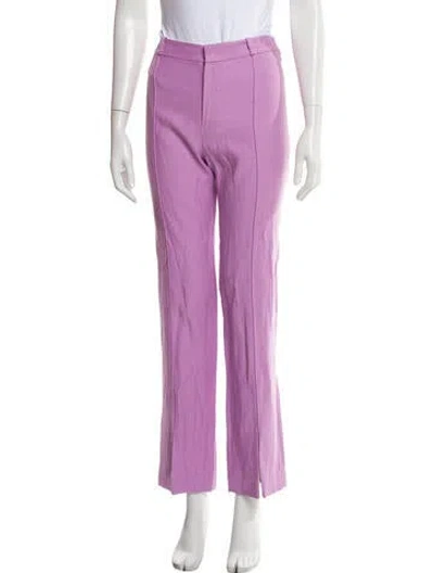 Pre-owned Alexis Straight Leg Pants In Purple