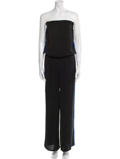 Pre-owned Alexis Strapless Jumpsuit In Black