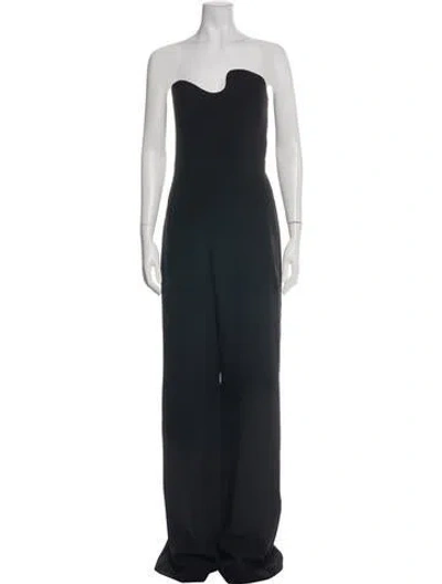 Pre-owned Alexis Strapless Jumpsuit W/ Tags In Black