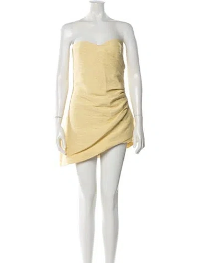 Pre-owned Alexis Strapless Jumpsuit W/ Tags In Neutral