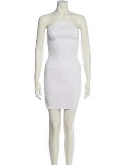 Pre-owned Alexis Strapless Mini Dress W/ Tags In Neutral