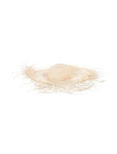 Pre-owned Alexis Straw Wide Brim Sun Hat In Neutral