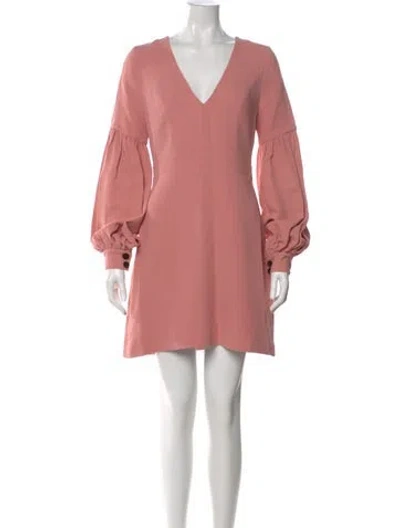 Pre-owned Alexis Striped Dress In Neutral