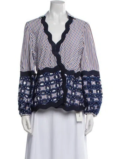 Pre-owned Alexis Striped Evening Jacket In Multi