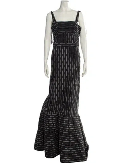 Pre-owned Alexis Striped Long Dress W/ Tags In Multi