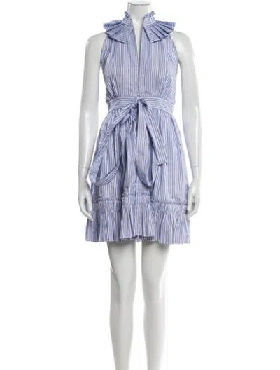 Pre-owned Alexis Striped Mini Dress In Multi