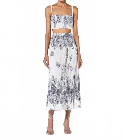 Alexis Sunisa Skirt In Iris In White