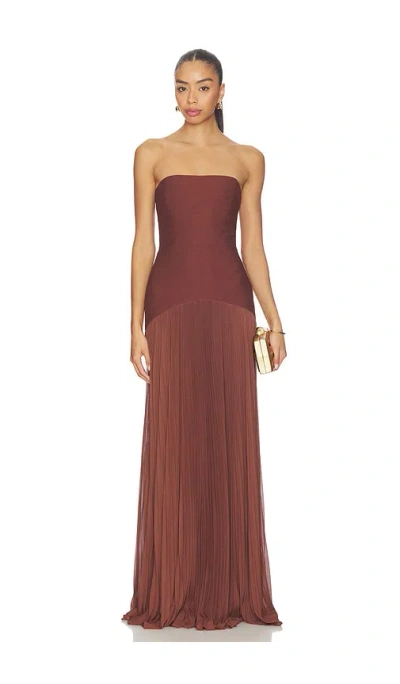 Alexis Sunniva Dress In Brown