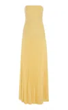 Alexis Sunniva Strapless Drop-waist Dress In Yellow