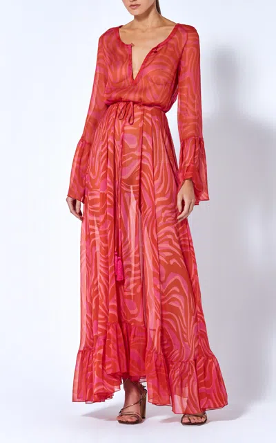Alexis Symi Maxi Dress In Red