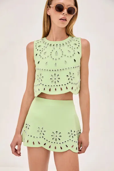 Alexis Tavy Top In Green