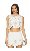Alexis Tavy Top In White