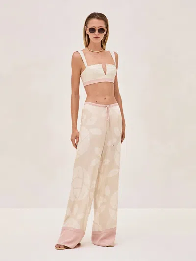 Alexis Tiani Pant In Pearl White