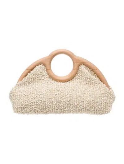 Pre-owned Alexis Top Handle Bag In Neutrals