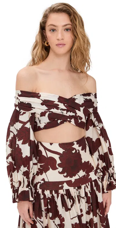 Alexis Trisha Top Obsidian Brown