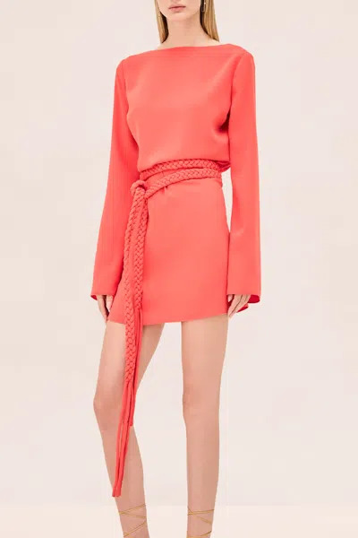 Alexis - Trunkshow Angelie Dress In Poppy In Orange