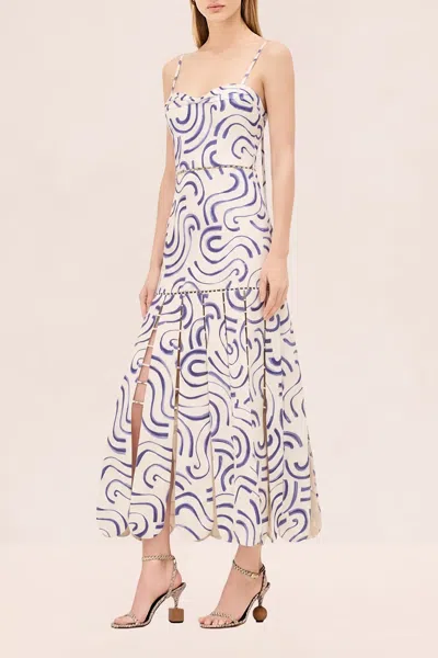 Alexis - Trunkshow Bellisse Dress In Blue Wave In Multi