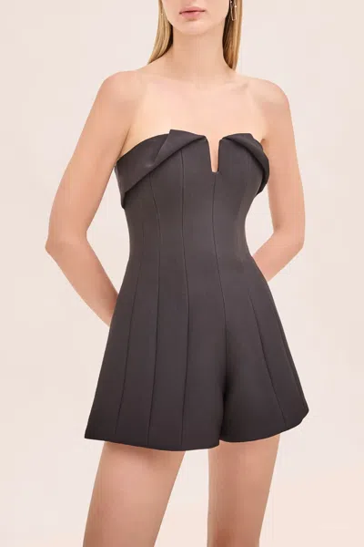 Alexis - Trunkshow Chelya Romper In Black