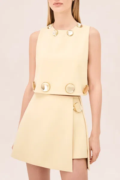 Alexis - Trunkshow Maree Top In Buttercream In Yellow