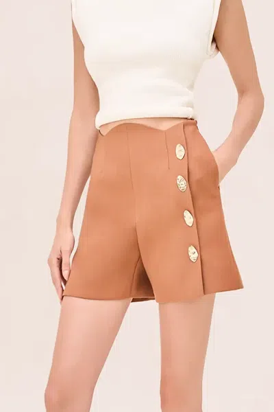 Alexis - Trunkshow Xander Short In Copperwood In Brown