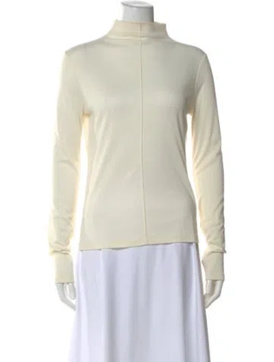 Pre-owned Alexis Turtleneck Sweater In Neutral