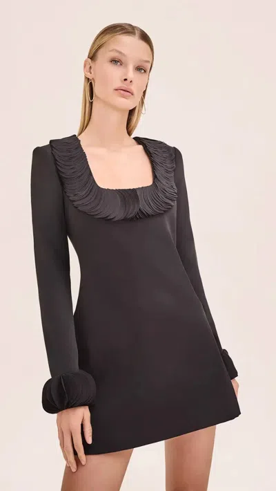 Alexis Tyra Long Sleeve Mini Dress In Black