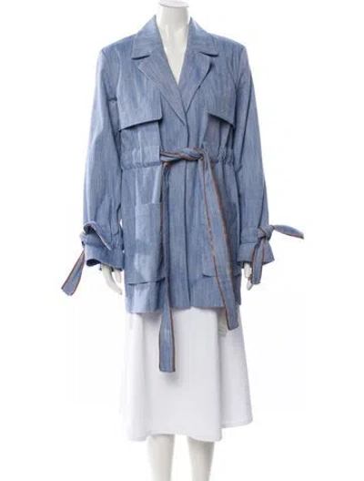 Pre-owned Alexis Utility Jacket In Blue