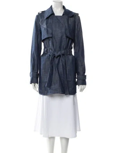 Pre-owned Alexis Utility Jacket In Blue