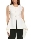 Alexis Vali Wool Sleeveless Blouse In White
