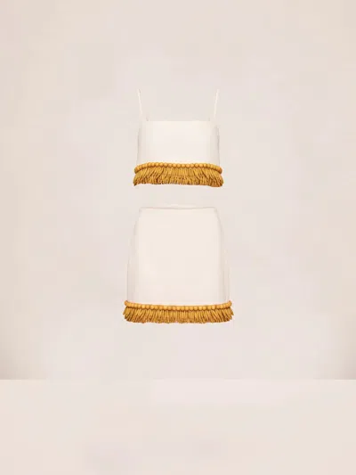 Alexis Var Top In Ivory
