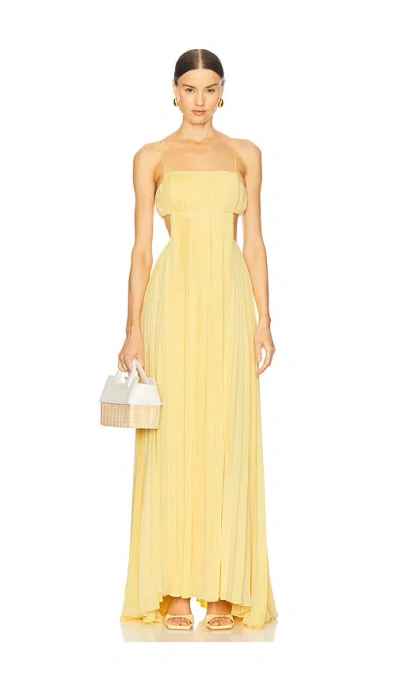 Alexis Varanazza Dress In Daffodil