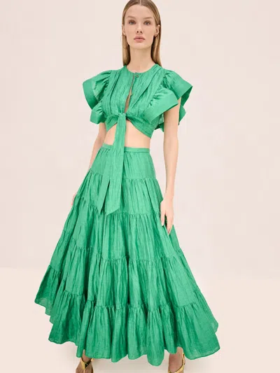 Alexis Varenna Top In Green