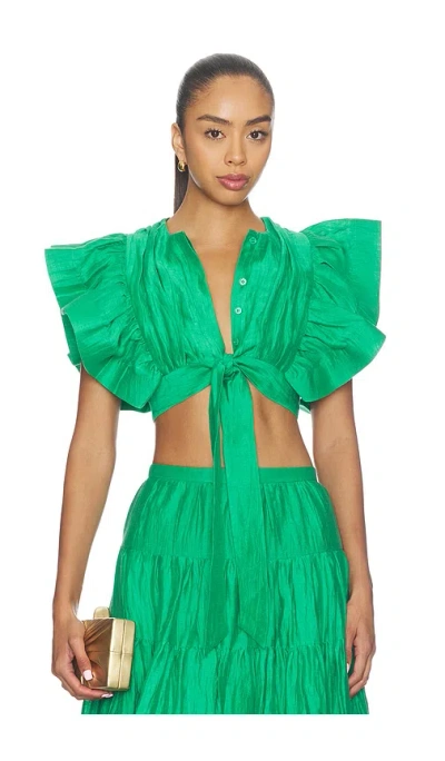 Alexis Varenna Top In Green